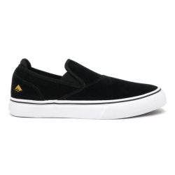 EMERICA SHOES エメリカ シューズ スニーカー WINO G6 SLIP ON BLACK/WHITE スケートボード スケボー 3