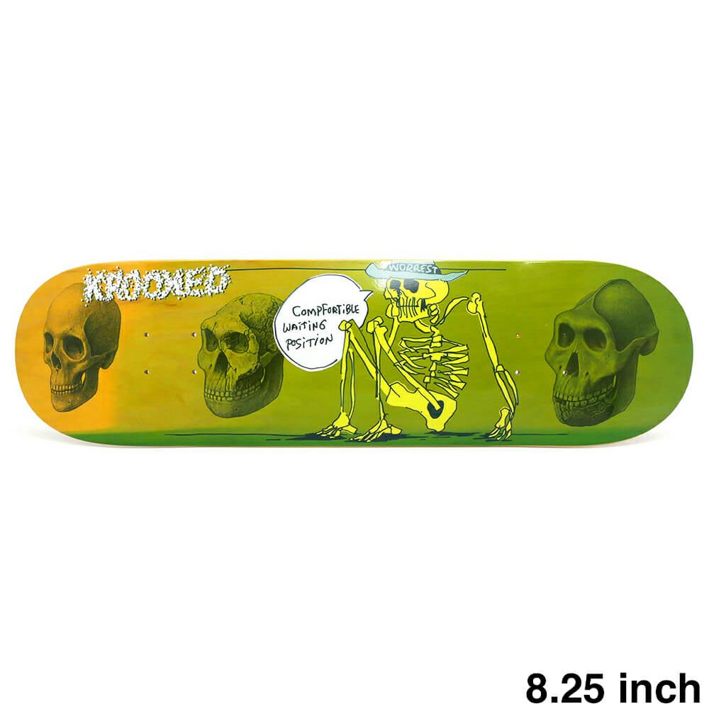 KROOKED DECK クルキッド デッキ BOBBY WORREST WAITING POSITION 8.25 スケートボード スケボー