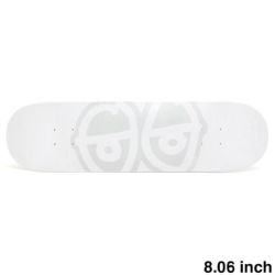 KROOKED DECK クルキッド デッキ TEAM EYES WHITE 8.06 スケートボード スケボー