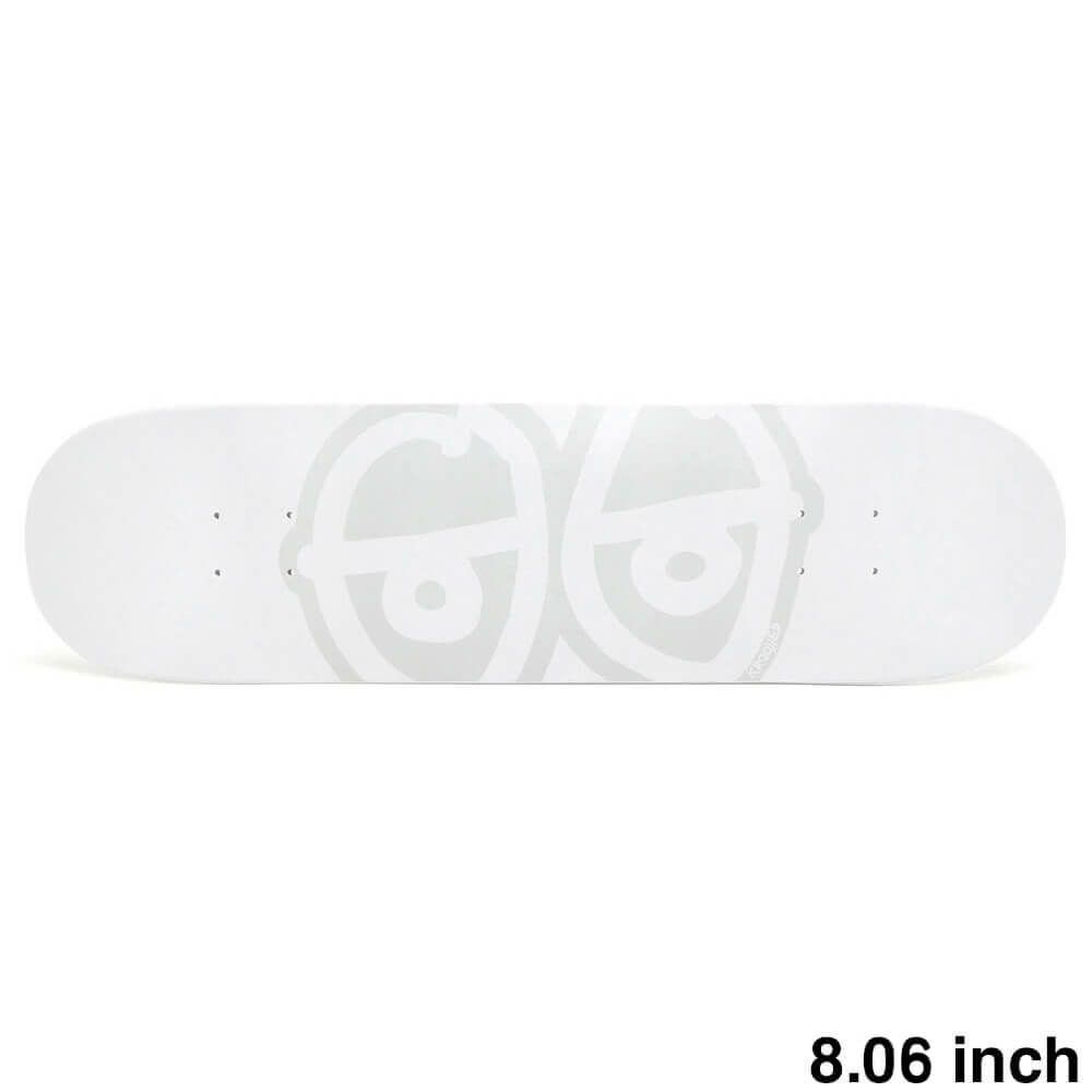 KROOKED DECK クルキッド デッキ TEAM EYES WHITE 8.06 スケートボード スケボー