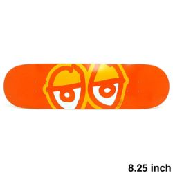 KROOKED DECK クルキッド デッキ TEAM EYES ORANGE 8.25 スケートボード スケボー