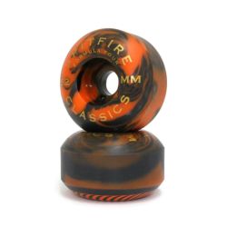 SPITFIRE WHEEL スピットファイヤー ウィール FORMULA FOUR (F4) CLASSIC 99D DEVIL'S NIGHT BLACK/ORANGE SWIRL 黒/オレンジ 52mm スケートボード スケボー 1