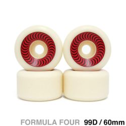 SPITFIRE WHEEL スピットファイヤー ウィール FORMULA FOUR (F4) OG CLASSIC 99D RED 60mm スケートボード スケボー