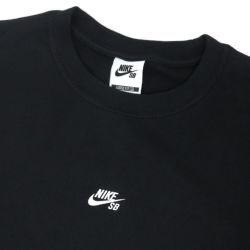 NIKE SB CREW SWEAT ナイキSB トレーナー ESSENTIAL LOGO BLACK/WHITE スケートボード スケボー 1