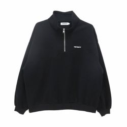  TIGHTBOOTH（TBPR）CREW SWEAT タイトブース トレーナー SMOOTH SWEAT BLACK スケートボード スケボー 