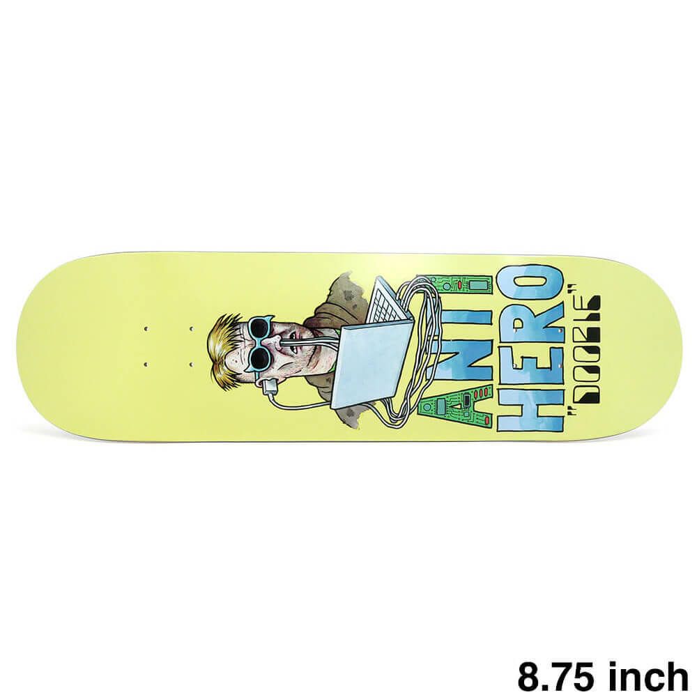 ANTIHERO DECK アンチヒーロー デッキ VICTOR PELLEGRIN（DOOBIE）ANTI INTELLIGENCE 8.75 スケートボード スケボー