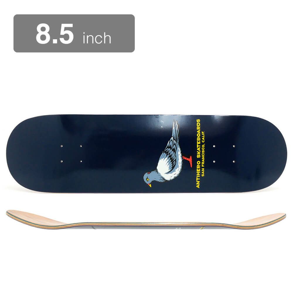 ANTIHERO DECK アンチヒーロー デッキ TEAM PIGEON NAVY 8.5 SHORT WHEELBASE スケートボード スケボー