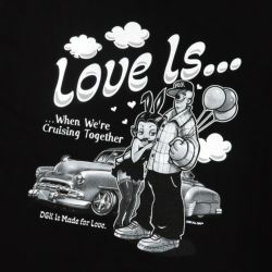 DGK T-SHIRT ディージーケー Tシャツ LOVE IS ... BLACK スケートボード スケボー 3