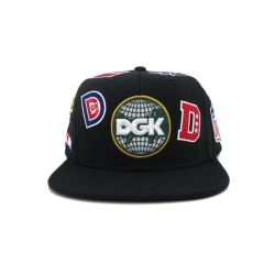  DGK CAP ディージーケー キャップ LEAGUE SNAPBACK BLACK スケートボード スケボー 1