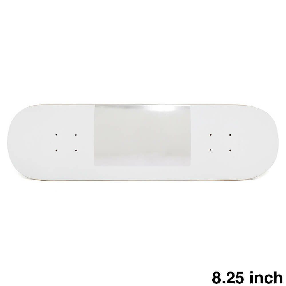 QUASI DECK クワージー デッキ TEAM PROTO 1 WHITE SILVER 8.25 スケートボード スケボー