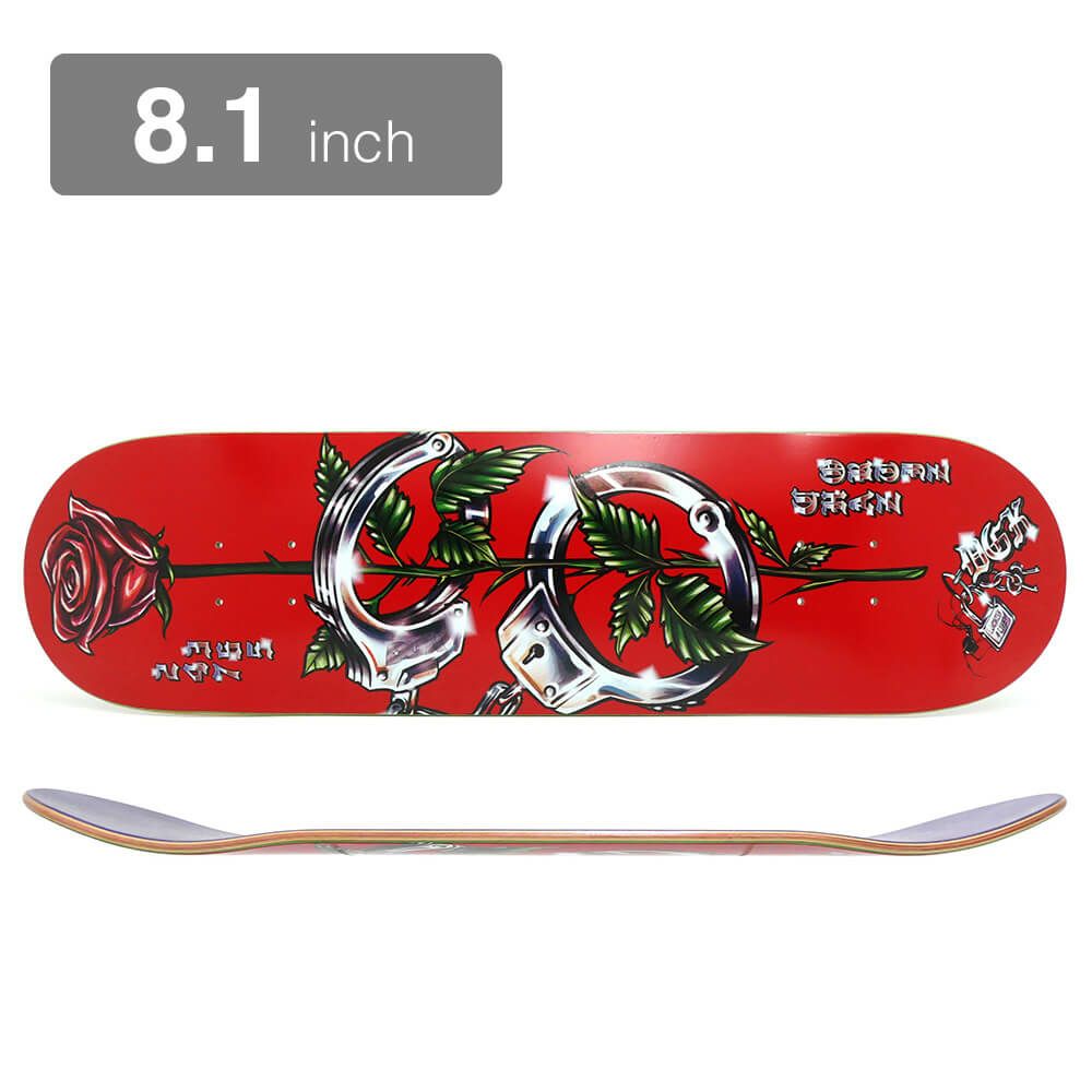 DGK DECK ディージーケー デッキ CHAZ ORTIZ LOCKED 8.1 スケートボード スケボー