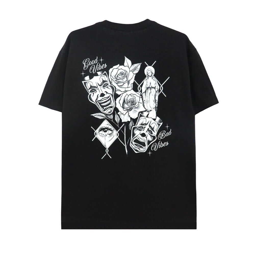 DGK T-SHIRT ディージーケー Tシャツ SAD GIRL BLACK スケートボード スケボー 