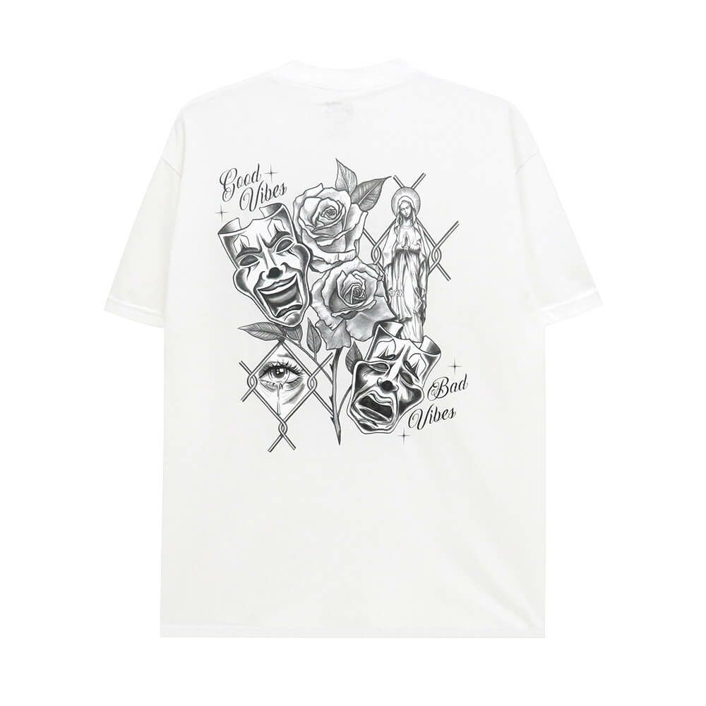 DGK T-SHIRT ディージーケー Tシャツ SAD GIRL WHITE スケートボード スケボー 