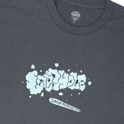 LOOP HOLE T-SHIRT ループホール Tシャツ UP IN SMOKE CHARCOAL スケートボード スケボー 1