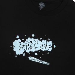 LOOP HOLE T-SHIRT ループホール Tシャツ UP IN SMOKE BLACK スケートボード スケボー 1