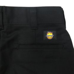 DICKIES SKATEBOARDING PANTS ディッキーズ スケートボーディング パンツ ジーンズ DICKIES X SPITFIRE FLANNEL CUFF PANTS BLACK スケートボード スケボー 4