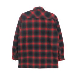 DICKIES SKATEBOARDING LONG SLEEVE ディッキーズ スケートボーディング 長袖シャツ DICKIES X SPITFIRE FLANNEL RED スケートボード スケボー 4