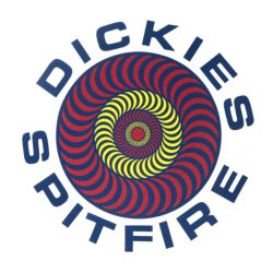 DICKIES SKATEBOARDING T-SHIRT ディッキーズ スケートボーディング Tシャツ DICKIES X SPITFIRE GRAPHIC WHITE スケートボード スケボー 3