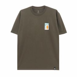 GIRL T-SHIRT ガール Tシャツ GRIDBOX OLIVE スケートボード スケボー 