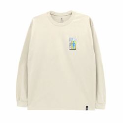 GIRL LONG SLEEVE ガール ロングスリーブTシャツ GRIDBOX KHAKI スケートボード スケボー 