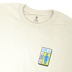 GIRL LONG SLEEVE ガール ロングスリーブTシャツ GRIDBOX KHAKI スケートボード スケボー 1