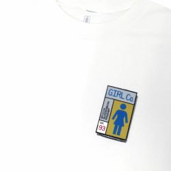 GIRL LONG SLEEVE ガール ロングスリーブTシャツ GRIDBOX WHITE スケートボード スケボー 1