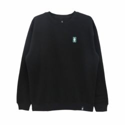 GIRL CREW SWEAT ガール トレーナー OG EMBROIDERED BLACK スケートボード スケボー 