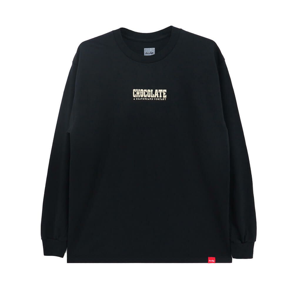 CHOCOLATE LONG SLEEVE チョコレート ロングスリーブTシャツ WESTERN BLACK スケートボード スケボー 