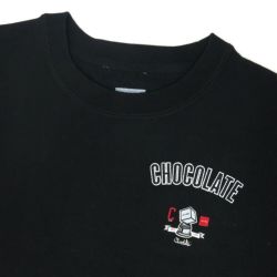 CHOCOLATE CREW SWEAT チョコレート トレーナー CHAMPIONSHIP HEAVY BLACK スケートボード スケボー 1