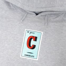 CHOCOLATE HOOD チョコレート パーカー LOTERIA "C" PULLOVER GREY スケートボード スケボー 1