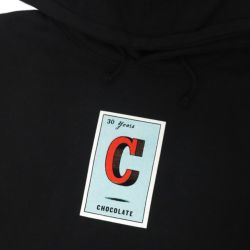 CHOCOLATE HOOD チョコレート パーカー LOTERIA "C" PULLOVER BLACK スケートボード スケボー 1