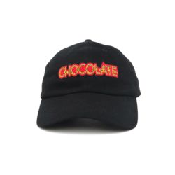 CHOCOLATE CAP チョコレート キャップ PARLIAMENT 6 PANEL STRAPBACK BLACK スケートボード スケボー 1