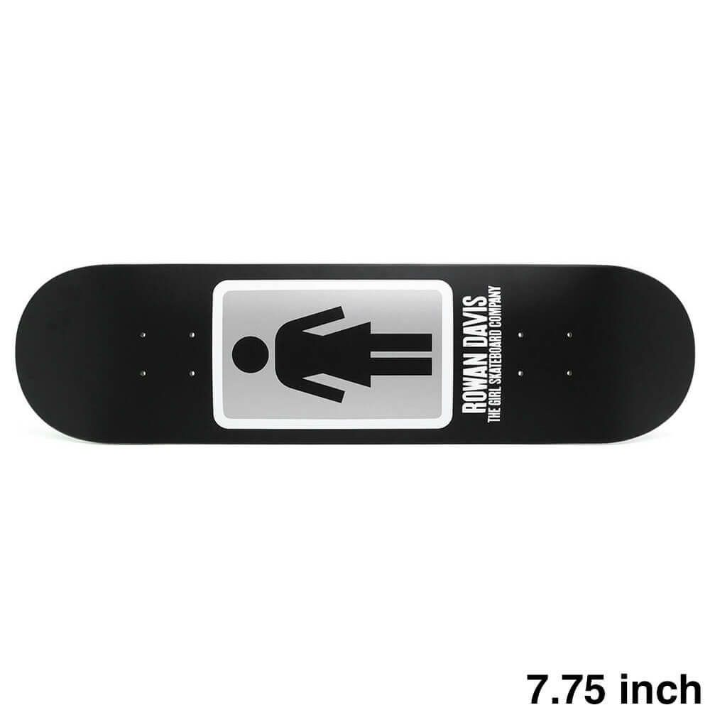 GIRL DECK ガール デッキ ROWAN DAVIS OG BLACK & WHITE 7.75（GB4811）