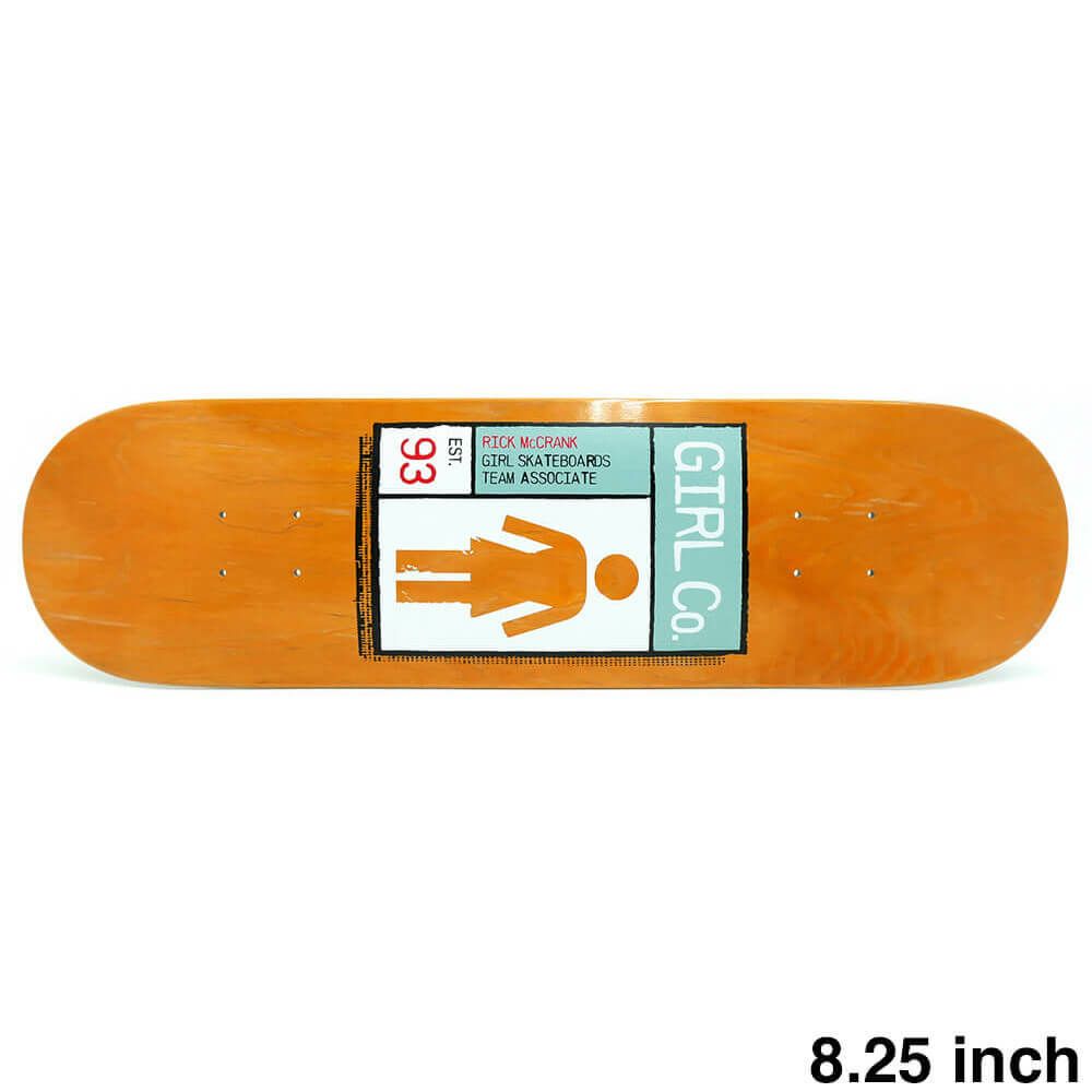 GIRL DECK ガール デッキ RICK McCRANK GRIDBOX 8.25（GB4785）