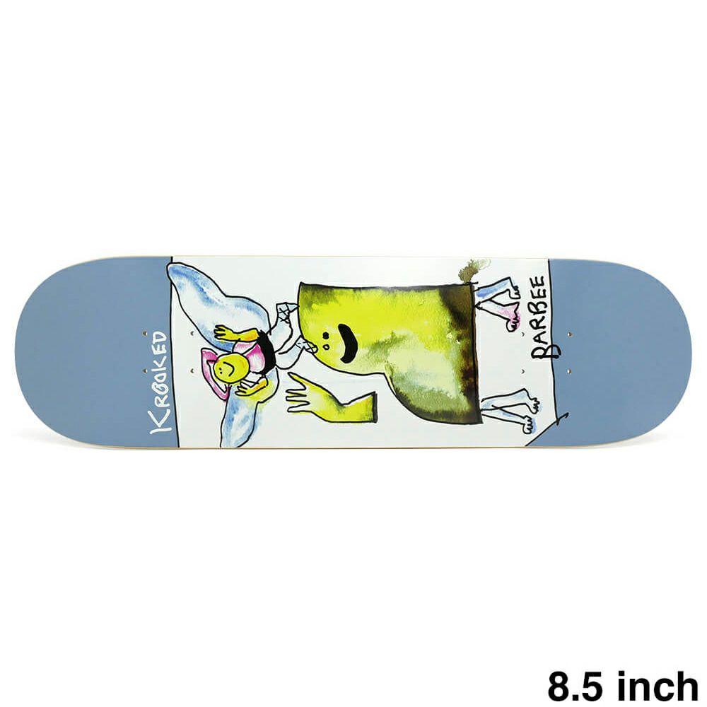 KROOKED DECK クルキッド デッキ RAY BARBEE WATERCOLOR ANGEL 8.5 スケートボード スケボー