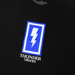 THUNDER T-SHIRT サンダー Tシャツ BOXED BOLT BLACK スケートボード スケボー 1