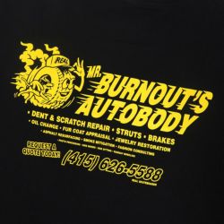 REAL T-SHIRT リアル Tシャツ AUTOBODY BLACK スケートボード スケボー 3