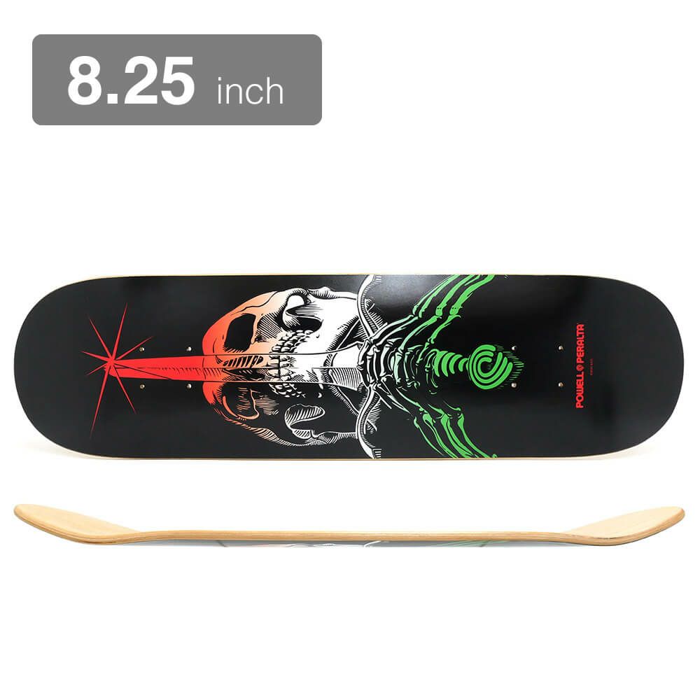 POWELL PERALTA DECK パウエルペラルタ デッキ TEAM SKULL & SWORD GREEN FADE 8.25 スケートボード スケボー