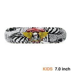 POWELL PERALTA DECK パウエルペラルタ デッキ（子供用） TEAM WINGED RIPPER BLACK/SILVER 7.0 スケートボード スケボー
