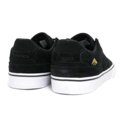 EMERICA SHOES エメリカ シューズ スニーカー LOW VULC BLACK/GOLD/WHITE スケートボード スケボー　2