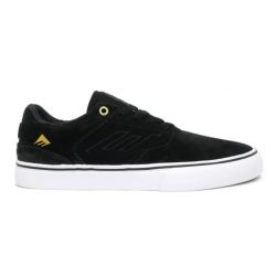 EMERICA SHOES エメリカ シューズ スニーカー LOW VULC BLACK/GOLD/WHITE スケートボード スケボー　3