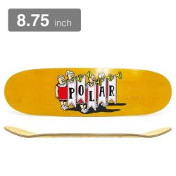 POLAR DECK ポーラー デッキ TEAM TRUMPETS 8.75 FOOTBALL SHAPE スケートボード スケボー