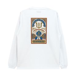 EVISEN LONG SLEEVE エビセン ロングスリーブTシャツ BEST MATCH WHITE スケートボード スケボー 