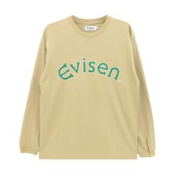 EVISEN LONG SLEEVE エビセン ロングスリーブTシャツ ARCH LOGO SAND スケートボード スケボー 