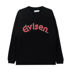 EVISEN LONG SLEEVE エビセン ロングスリーブTシャツ ARCH LOGO BLACK スケートボード スケボー 