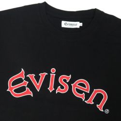 EVISEN LONG SLEEVE エビセン ロングスリーブTシャツ ARCH LOGO BLACK スケートボード スケボー 1