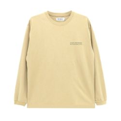 EVISEN LONG SLEEVE エビセン ロングスリーブTシャツ RECTANGLE LOGO SAND スケートボード スケボー 1