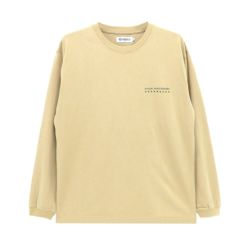 EVISEN LONG SLEEVE エビセン ロングスリーブTシャツ RECTANGLE LOGO SAND スケートボード スケボー 1