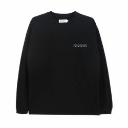 EVISEN LONG SLEEVE エビセン ロングスリーブTシャツ RECTANGLE LOGO BLACK スケートボード スケボー 1