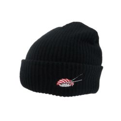 EVISEN KNITCAP エビセン ニットキャップ SUSHI BEANIE BLACK スケートボード スケボー 1